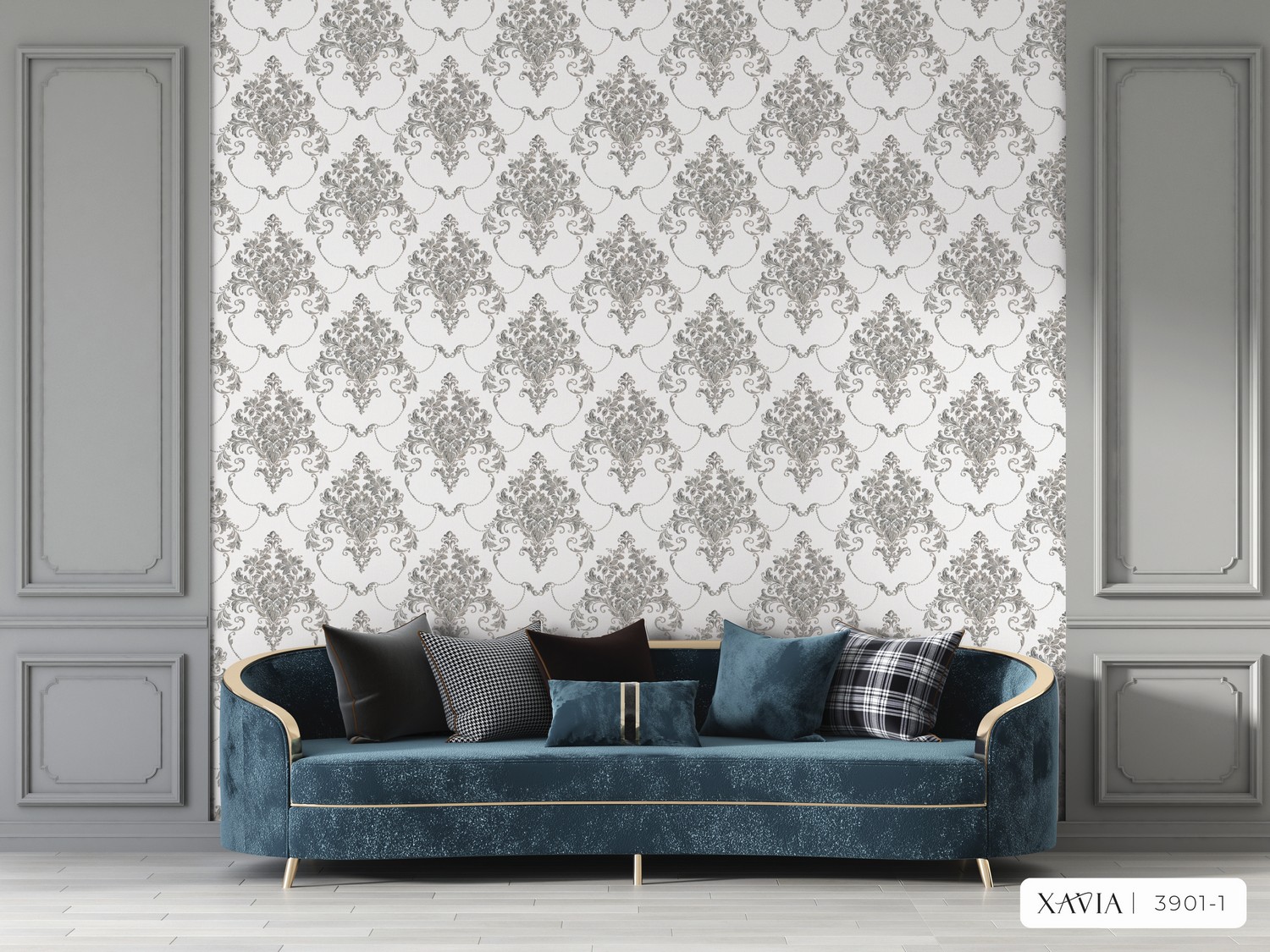 Giấy dán tường cổ điển Xavia  3901-1